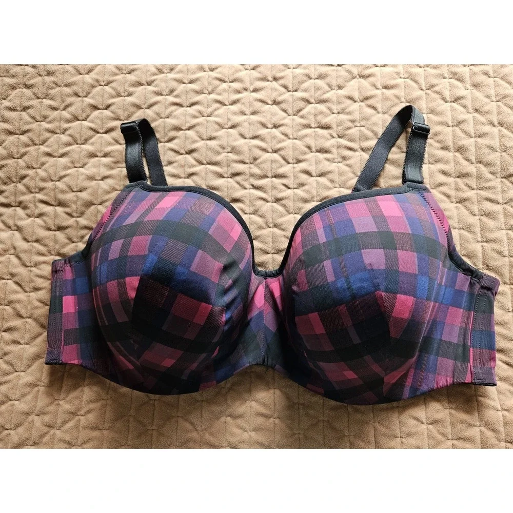 Torrid Curve Lightly Lined Full Coverage Balconette 360 Back Smoothing Bra 46DD
